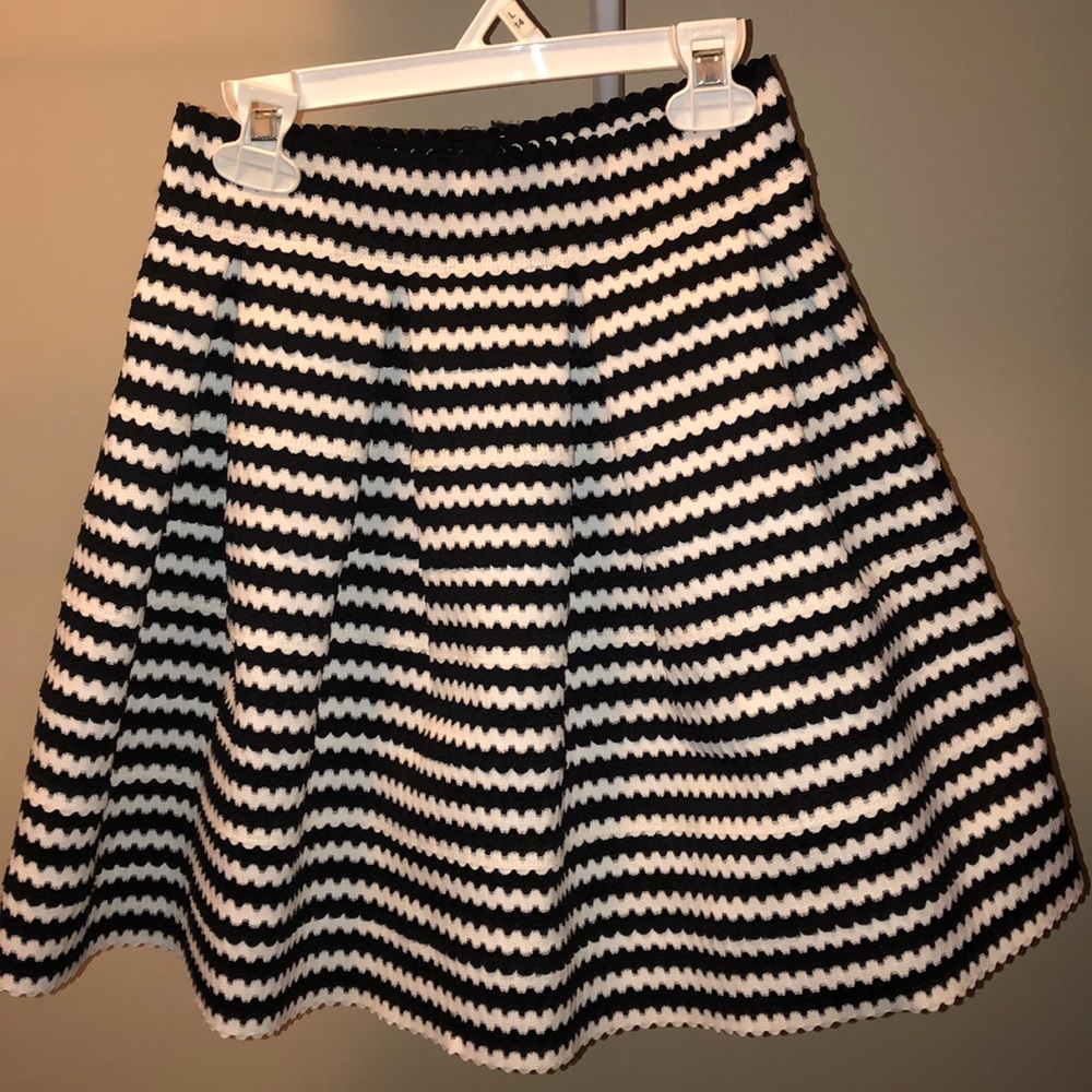 Flared Structured Skirt